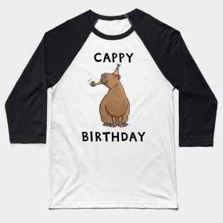 Capybara Birthday Pun Baseball T-Shirt